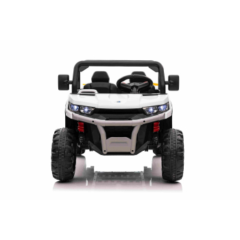 Auto Pick-Up Speed 900 dla dzieci Biały + Napęd 4x4 + Ruchomy kiper + Bagażnik + Pilot + Łopatka + Audio LED